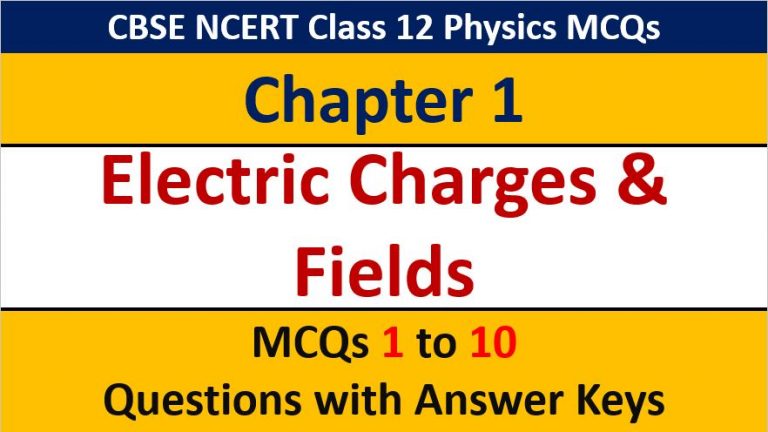 MCQ Questions For Class 10 Science Magnetic Effects Of Electric Current